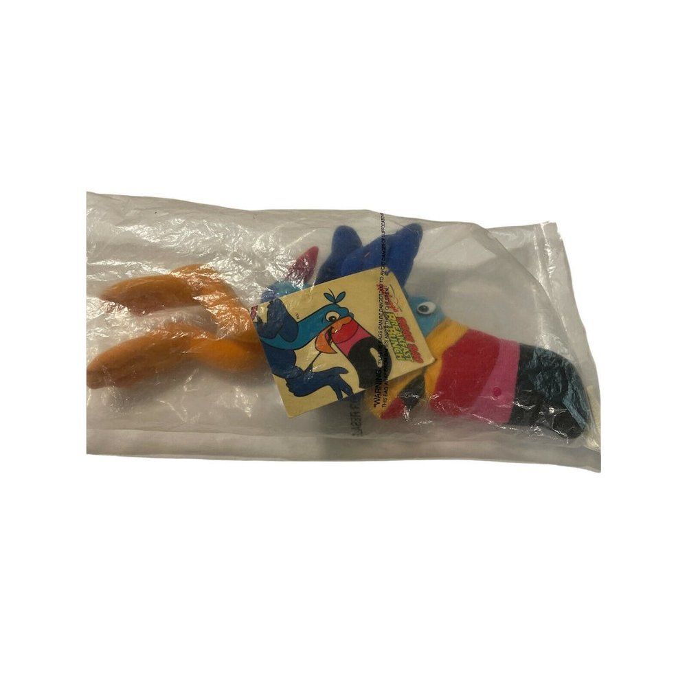 Vintage Kelloggs Froot Loops Cereal Toucan Sam Plush Bird Toy 1997